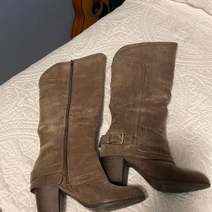 Fergalicious tqll brown boot.  In good shape.  Only worn a couple of times